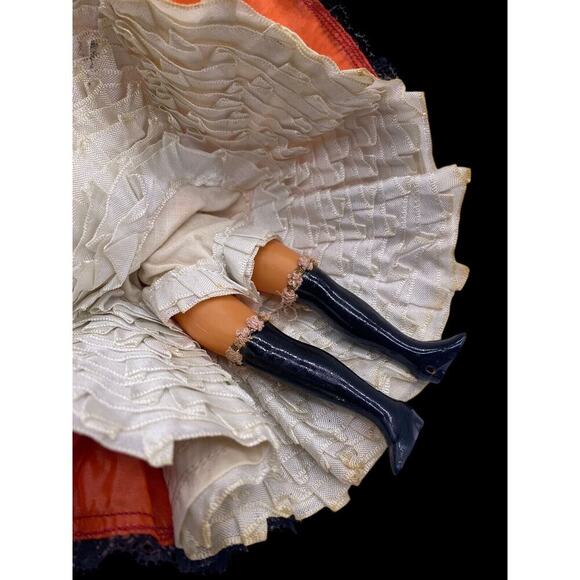 Antique Doll Marie Laure Paris 1930s Souvenir Coquette Lady Petticoat RARE - Picture 14 of 16